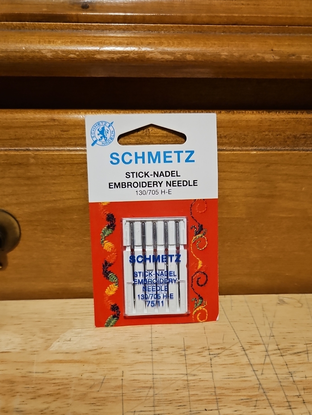SCHMETZ Stick-Nadel Embroidery Needle 130/705 H-E